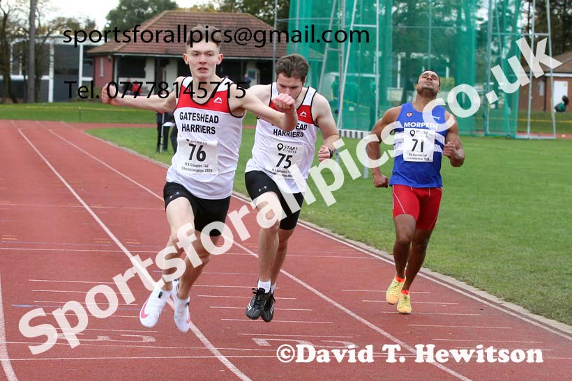 200 metres, NECAA Open Meeting, Morpeth, Sunday, October 18th. David T. Hewitson/Sports for All Pics